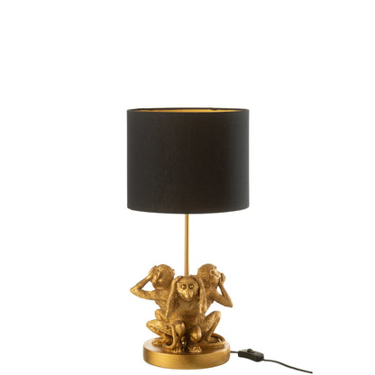 J-Line lamp Aap 3Delen - polyresin - goud