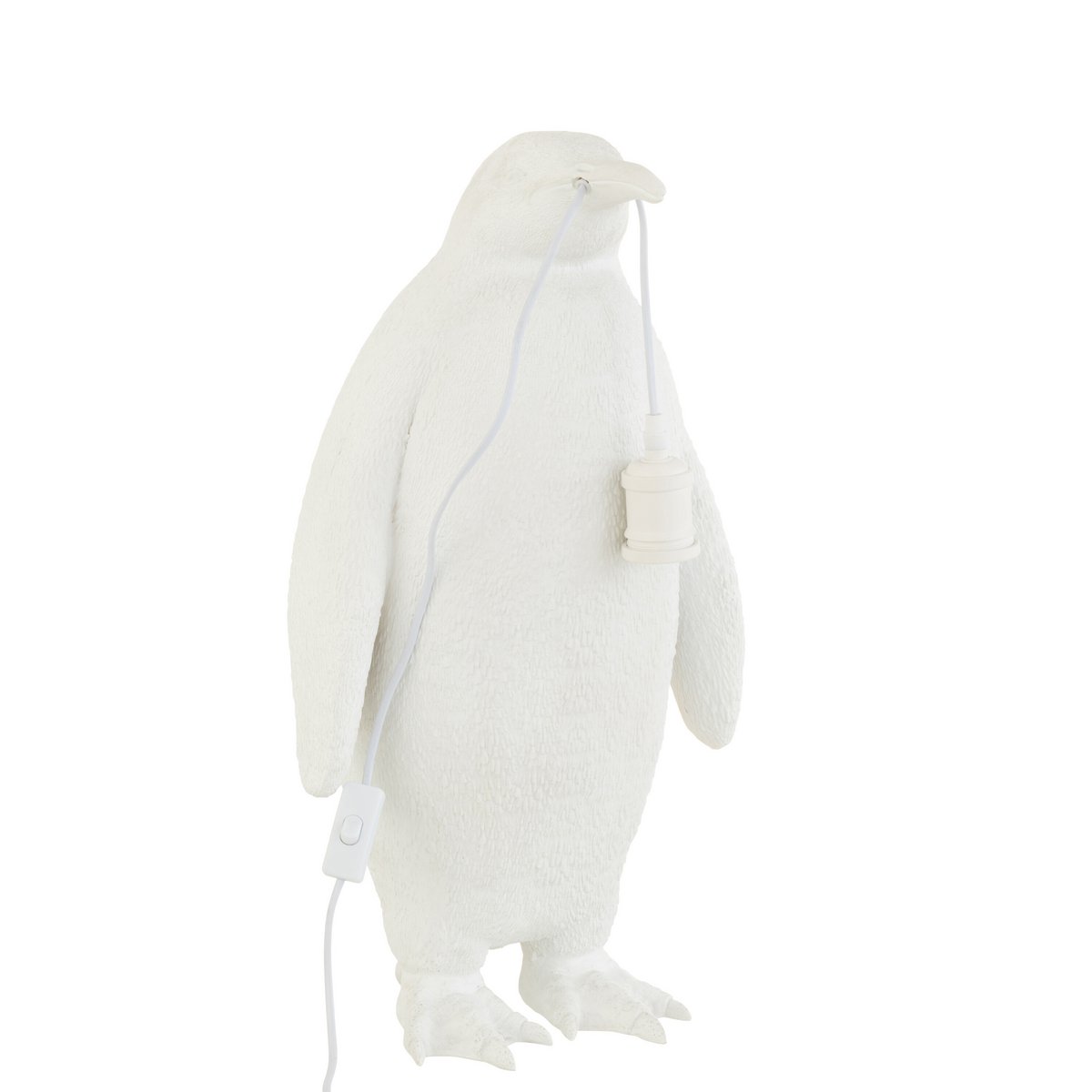 J-Line Tafellamp Pinguïn Resine Wit Large