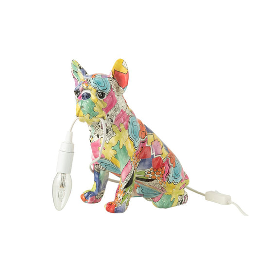 J-Line lamp Bulldog Pop-Art - polyresin - mix