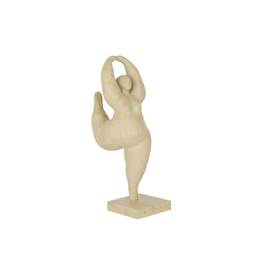 J-Line decoratie Figuur Josephine - polyresin - beige