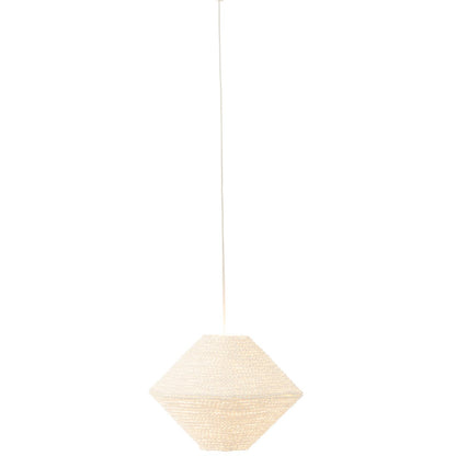 J-Line hanglamp Ufo Raffia - wit - klein