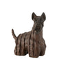 J-Line Scotse Terrier Hond Modern Resine Bruin Large