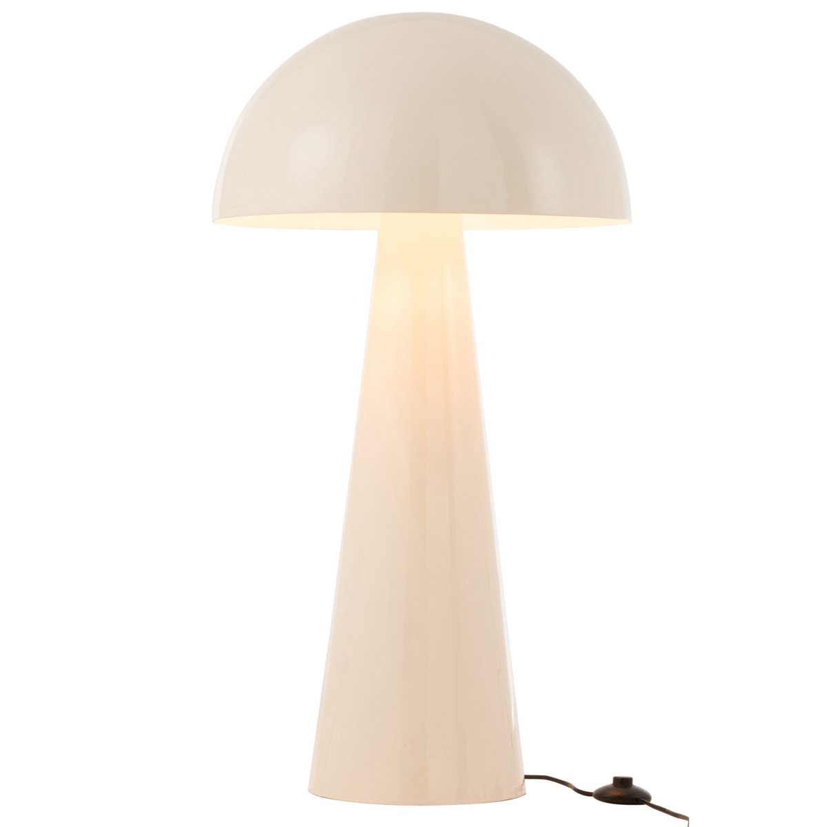 J-Line staanlamp Paddenstoel - metaal - wit - extra large