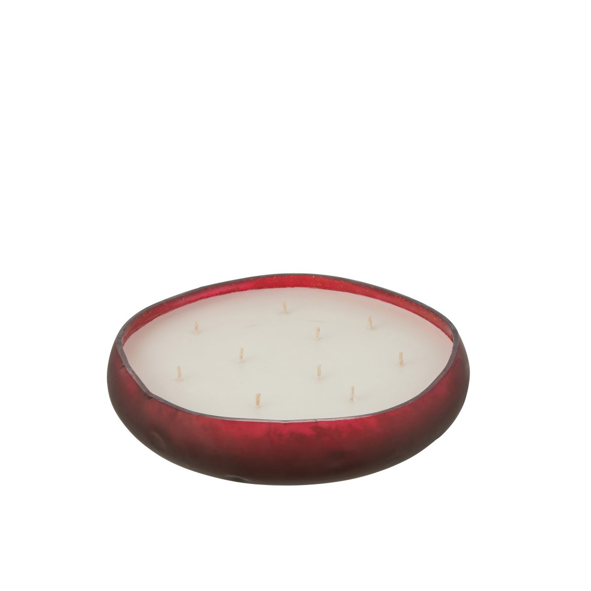 J-Line Geurkaars Livia - glas - rood - L