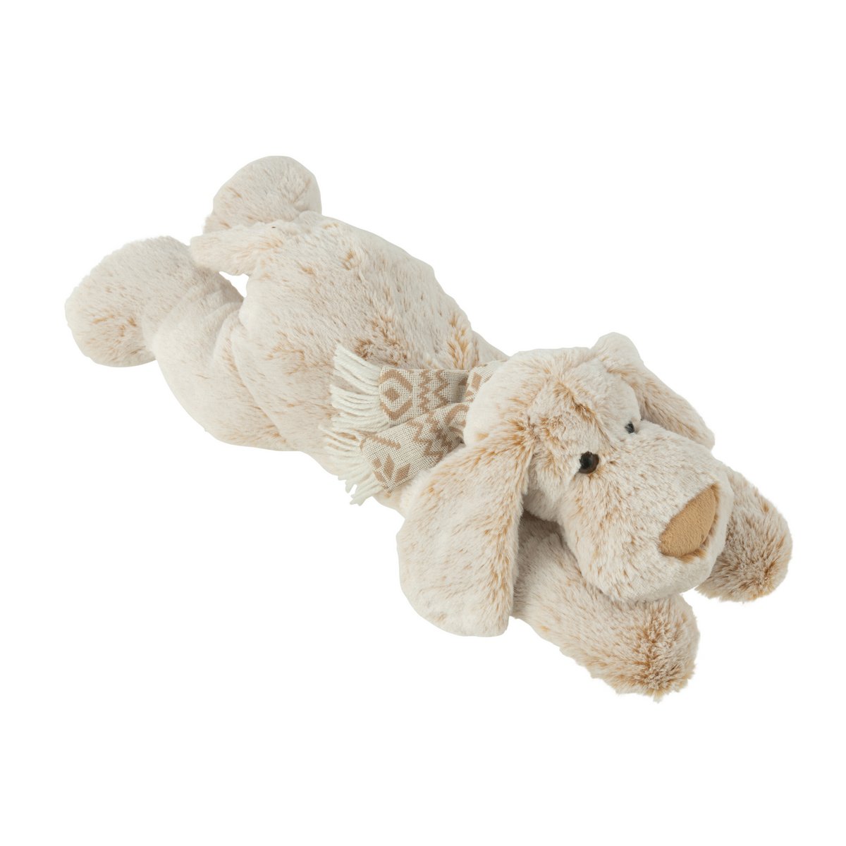 J-Line Hond Liggend Pluche Polyester Beige