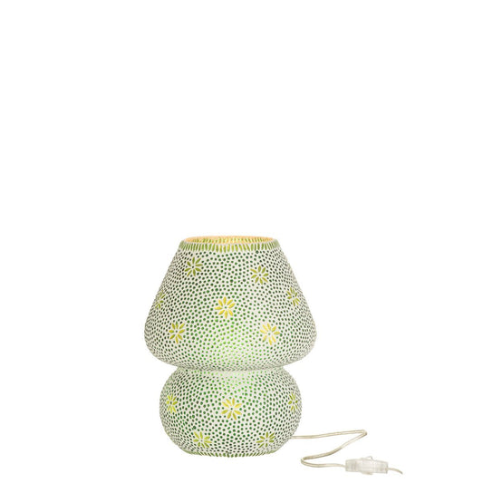 J-Line lamp Bram - glas - groen - medium