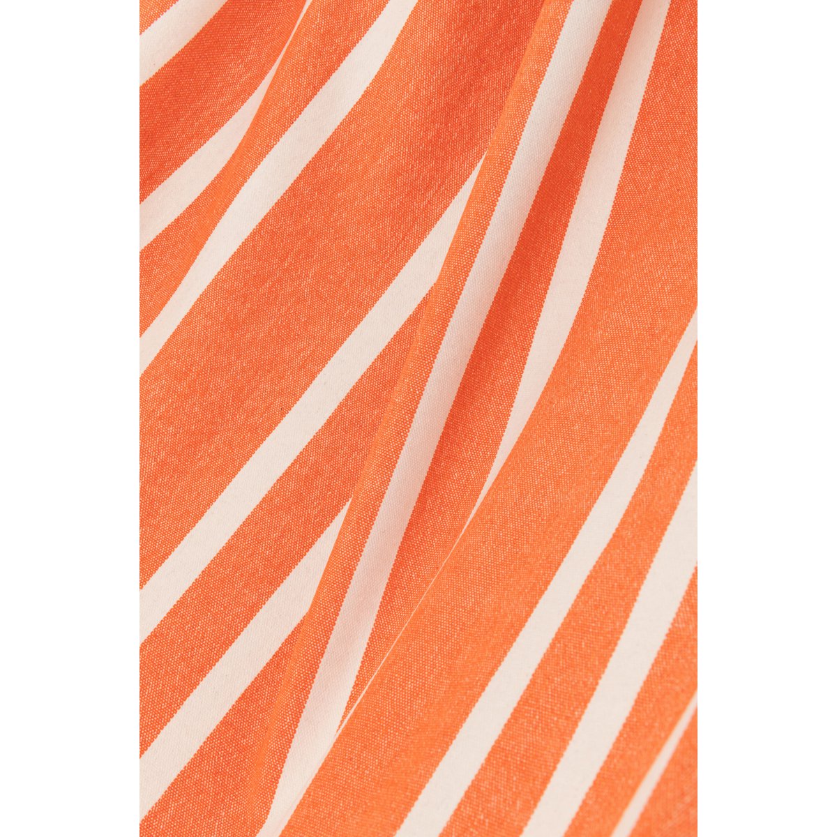 J-Line Hangmat Strepen Katoen/Polyester Oranje/Wit